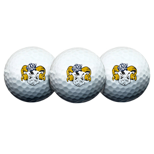 WinCraft North Carolina Tar Heels 3-Pack Golf Ball Set