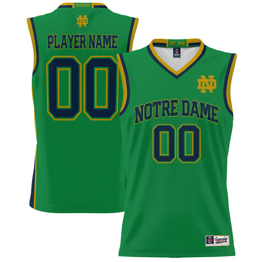 Youth GameDay Greats  Green Notre Dame Fighting Irish NIL Pick-A-Player Lightweight Basketball Jersey