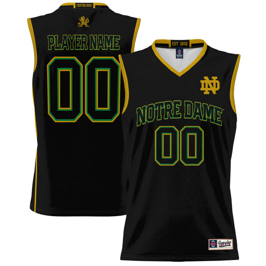 Youth GameDay Greats  Black Notre Dame Fighting Irish NIL Pick-A-Player Lightweight Basketball Jersey