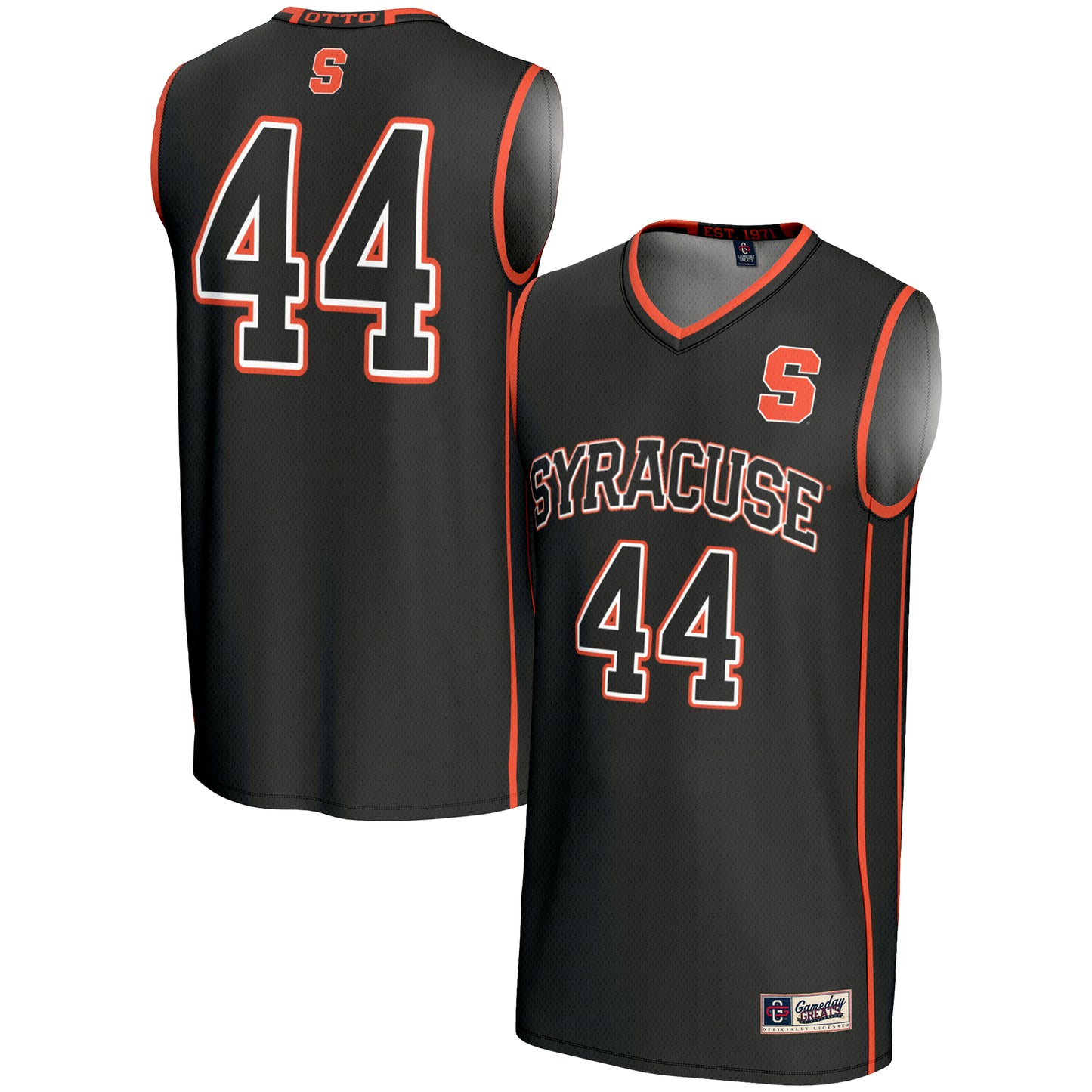 Youth GameDay Greats #44 Black Syracuse Orange Lightweight Basketball Jersey