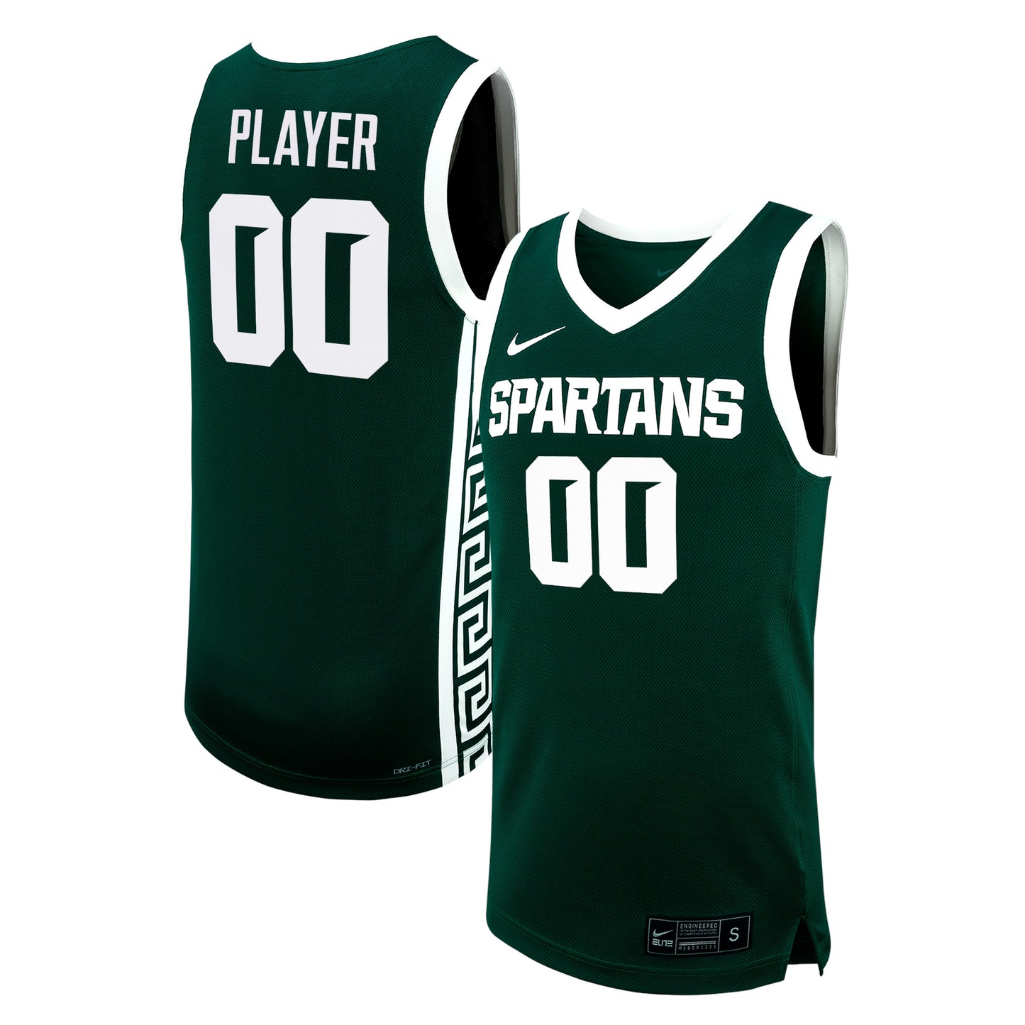 Unisex Nike  Green Michigan State Spartans NIL Pick-A-Player Women's Basketball Jersey