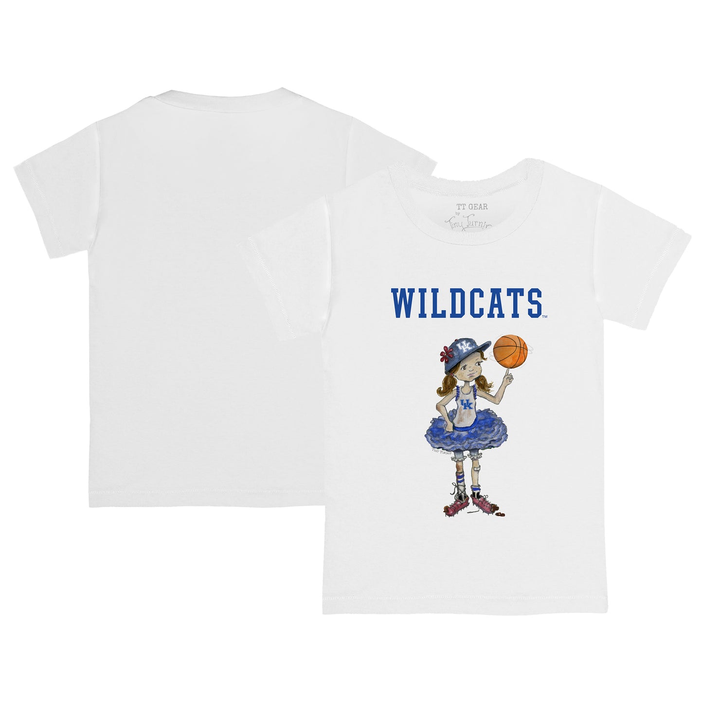 Toddler Tiny Turnip  White Kentucky Wildcats  T-Shirt