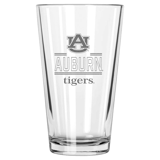 Auburn Tigers 16oz. Etched Classic Crew Pint Glass