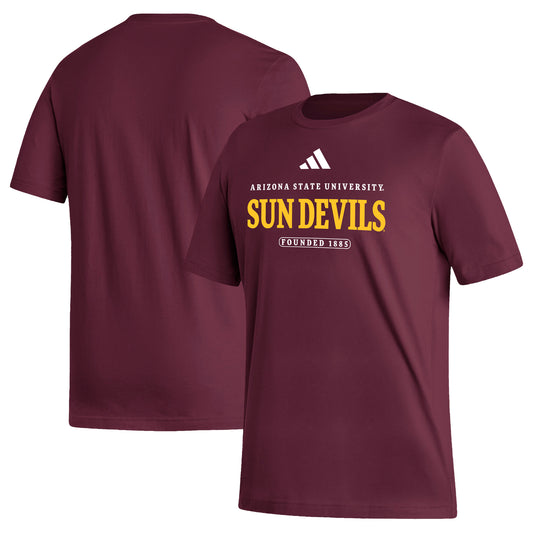 Men's adidas Maroon Arizona State Sun Devils Fresh T-Shirt