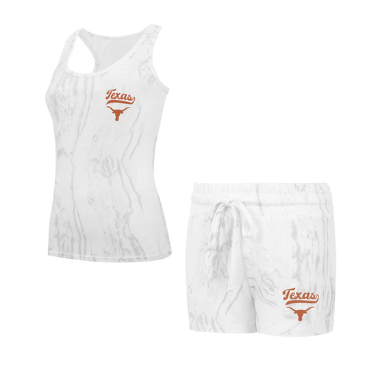 Women's Concepts Sport Texas Longhorns Quartz Tank Top & Shorts Set