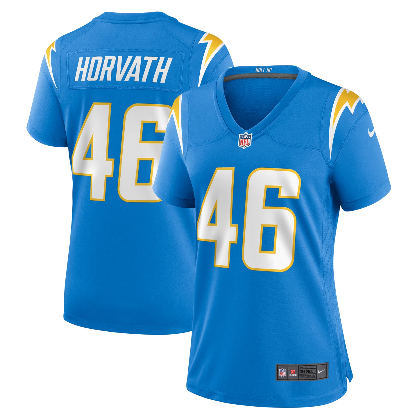 Women's Nike Zander Horvath  Powder Blue Los Angeles Chargers  Game Jersey