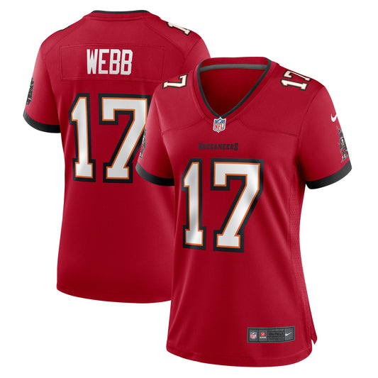 Women's Nike Raleigh Webb  Red Tampa Bay Buccaneers  Game Jersey