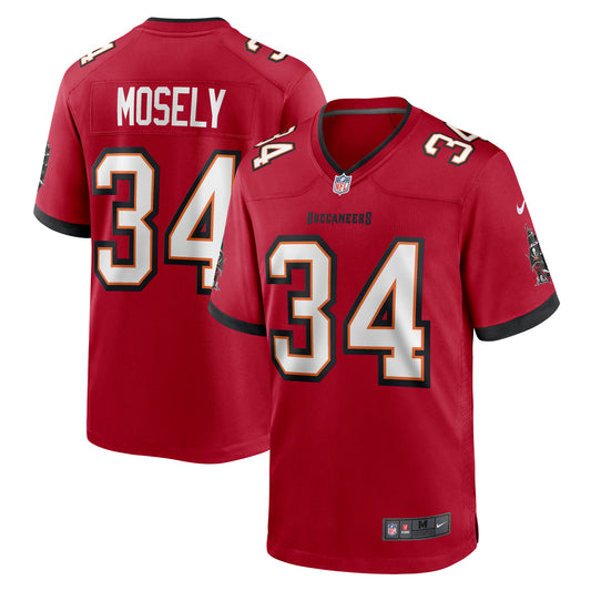 Men's Nike Quandre Mosely  Red Tampa Bay Buccaneers  Game Jersey