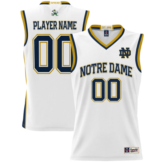 Youth GameDay Greats  White Notre Dame Fighting Irish NIL Pick-A-Player Lightweight Women's Basketball Jersey