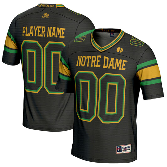 Youth GameDay Greats Black Notre Dame Fighting Irish NIL Pick-A-Player Football Jersey