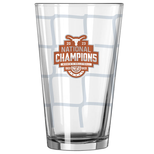 Texas Longhorns 2023 NCAA Women's Volleyball National Champions 16oz. Pint Glass