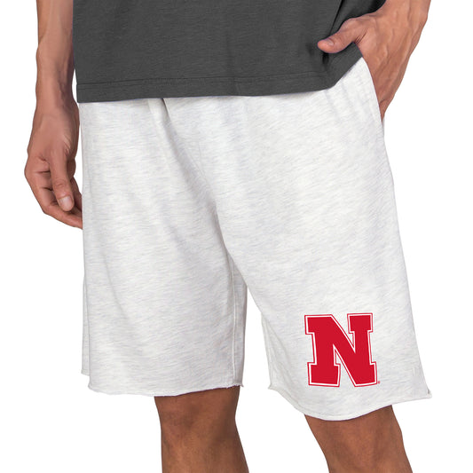 Men's Concepts Sport Oatmeal Nebraska Huskers Mainstream Tri-Blend Shorts