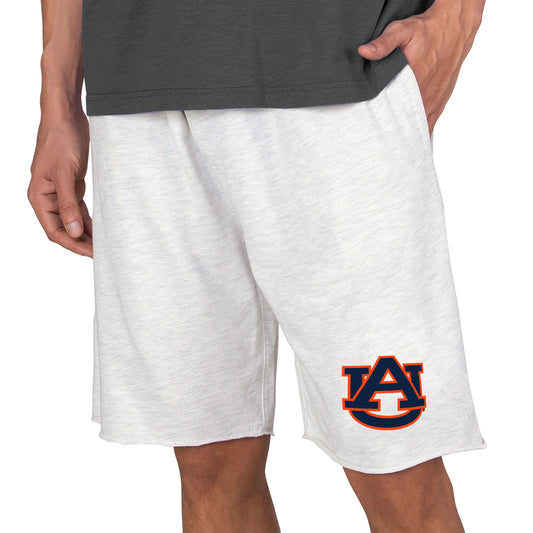 Men's Concepts Sport Oatmeal Auburn Tigers Mainstream Tri-Blend Shorts