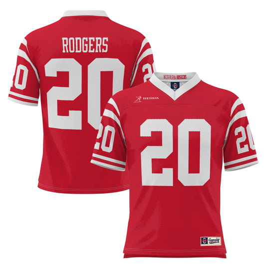 Men's GameDay Greats Johnny Rodgers Scarlet Nebraska Huskers Lightweight Fashion Heisman Jersey