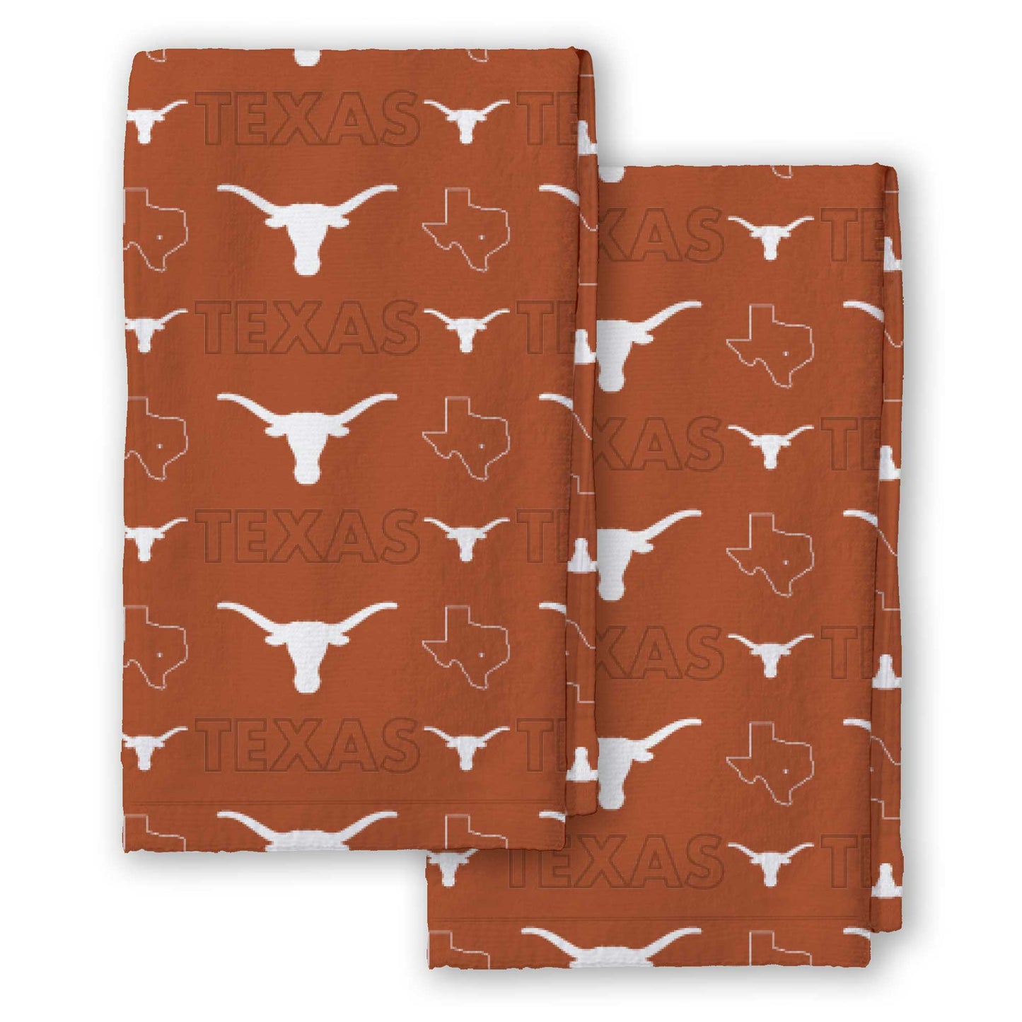 Pegasus Texas Longhorns 2-Pack Repeat Logo Dish Towel Set