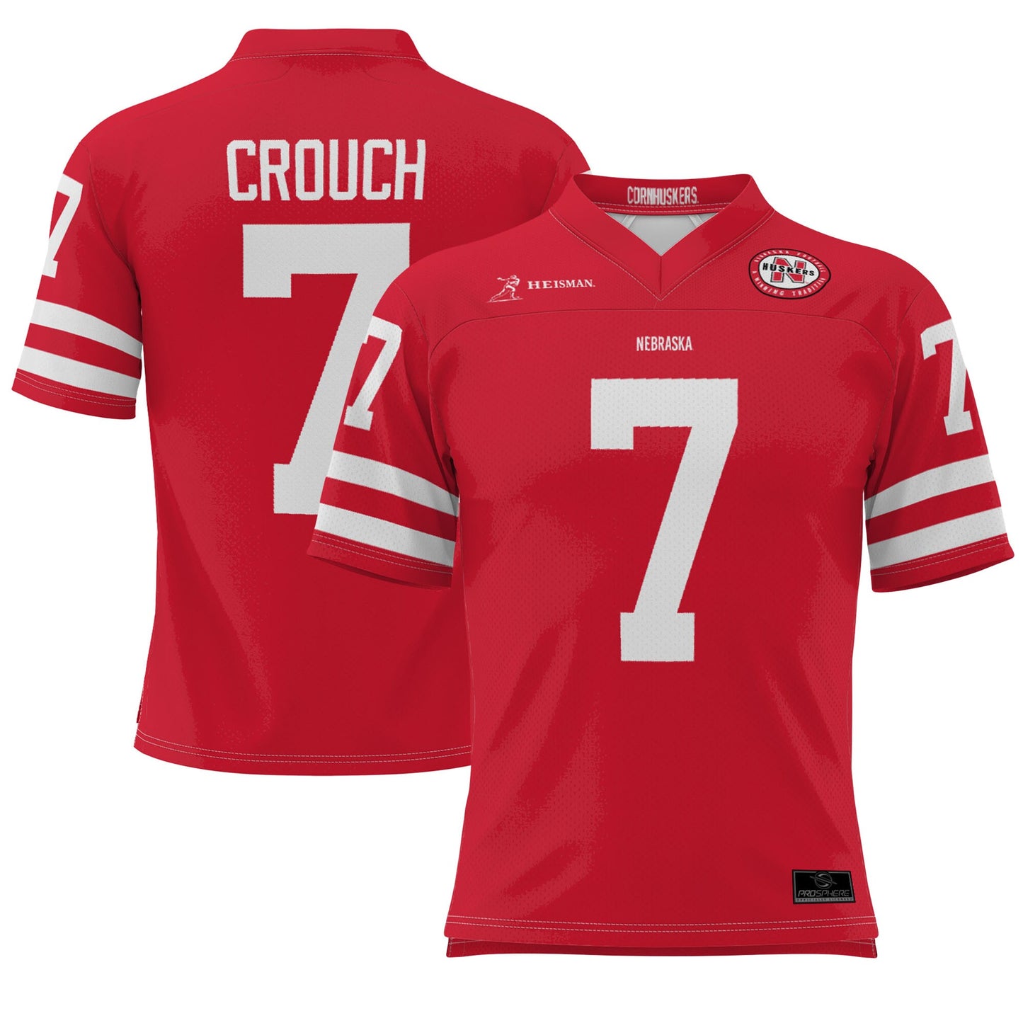 Men's GameDay Greats Eric Crouch Scarlet Nebraska Huskers Heisman Football Jersey