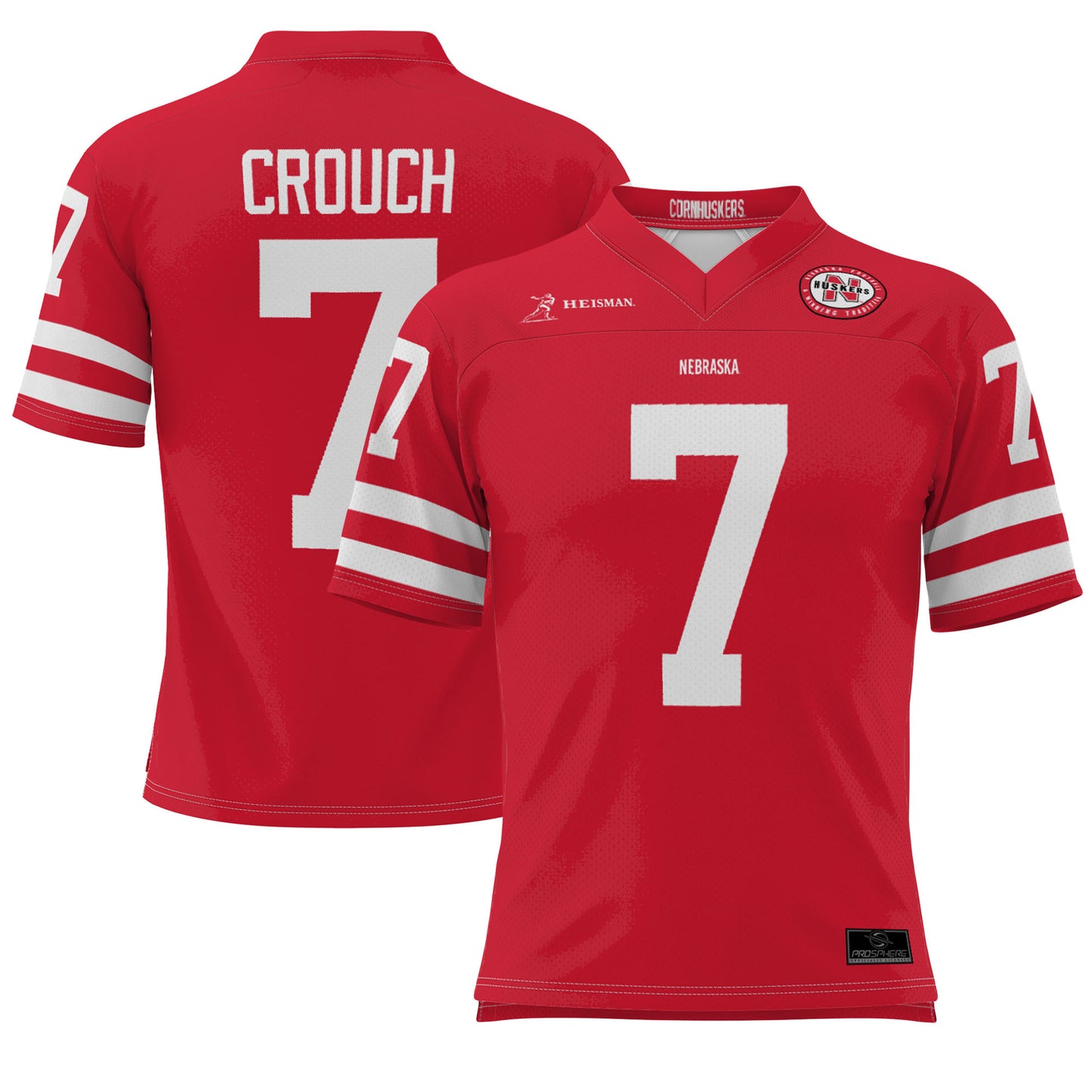 Youth GameDay Greats Eric Crouch Scarlet Nebraska Huskers Heisman Football Jersey