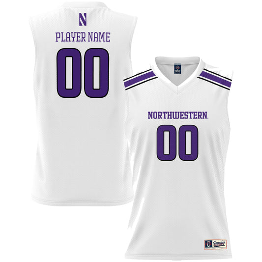 Unisex GameDay Greats White Northwestern Wildcats Lightweight NIL Pick-A-Player Women's Basketball Jersey