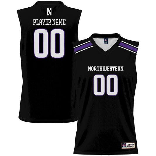 Unisex GameDay Greats Black Northwestern Wildcats Lightweight NIL Pick-A-Player Women's Basketball Jersey