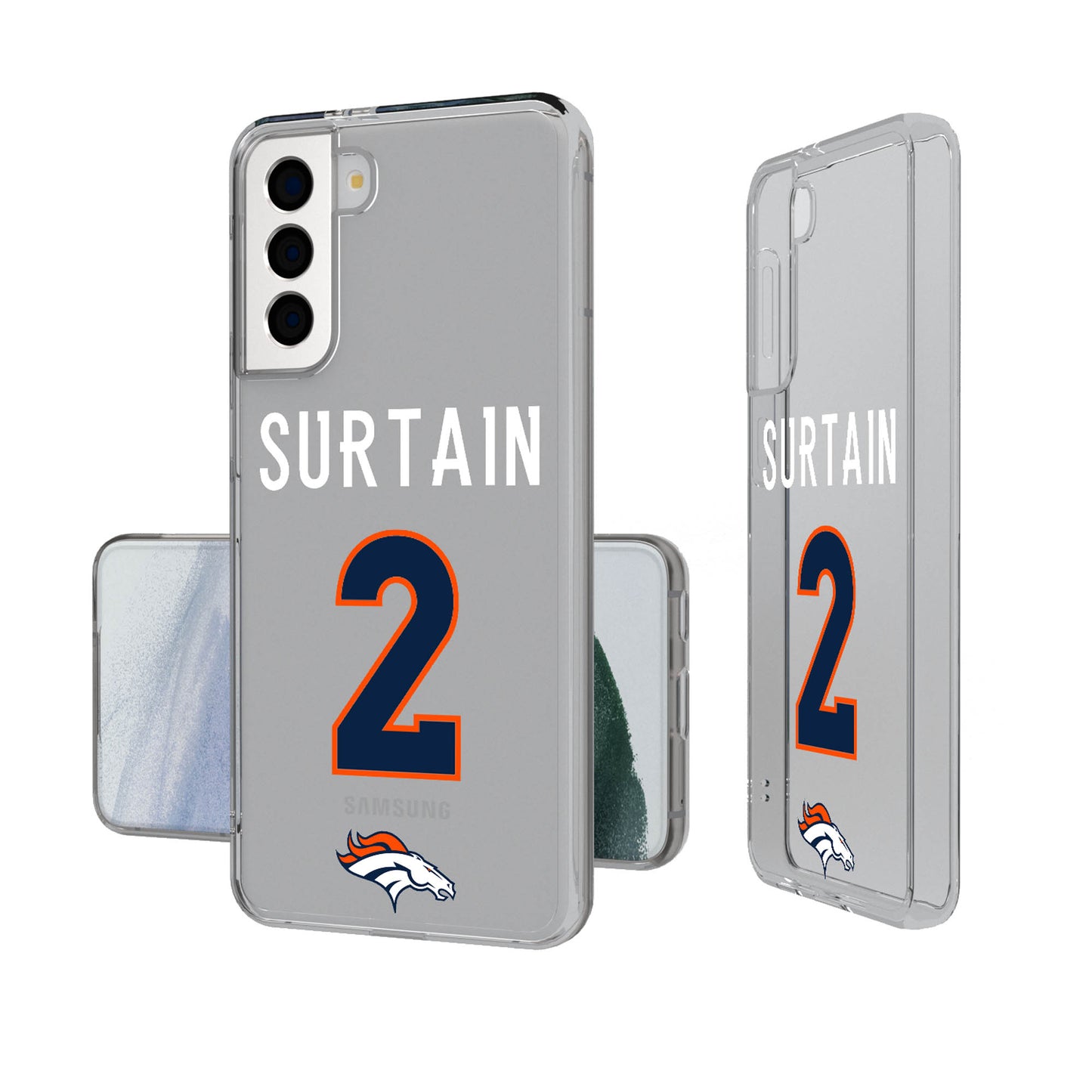 Keyscaper Patrick Surtain II Denver Broncos Galaxy Clear Case