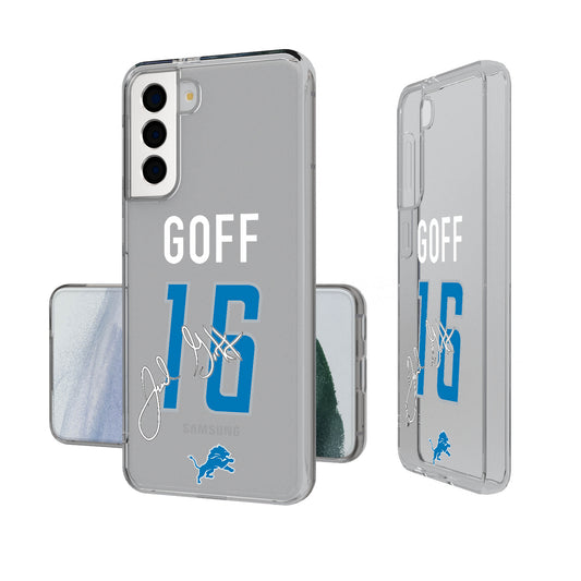 Keyscaper Jared Goff Detroit Lions Galaxy Clear Case