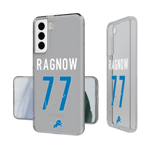 Keyscaper Frank Ragnow Detroit Lions Galaxy Clear Case