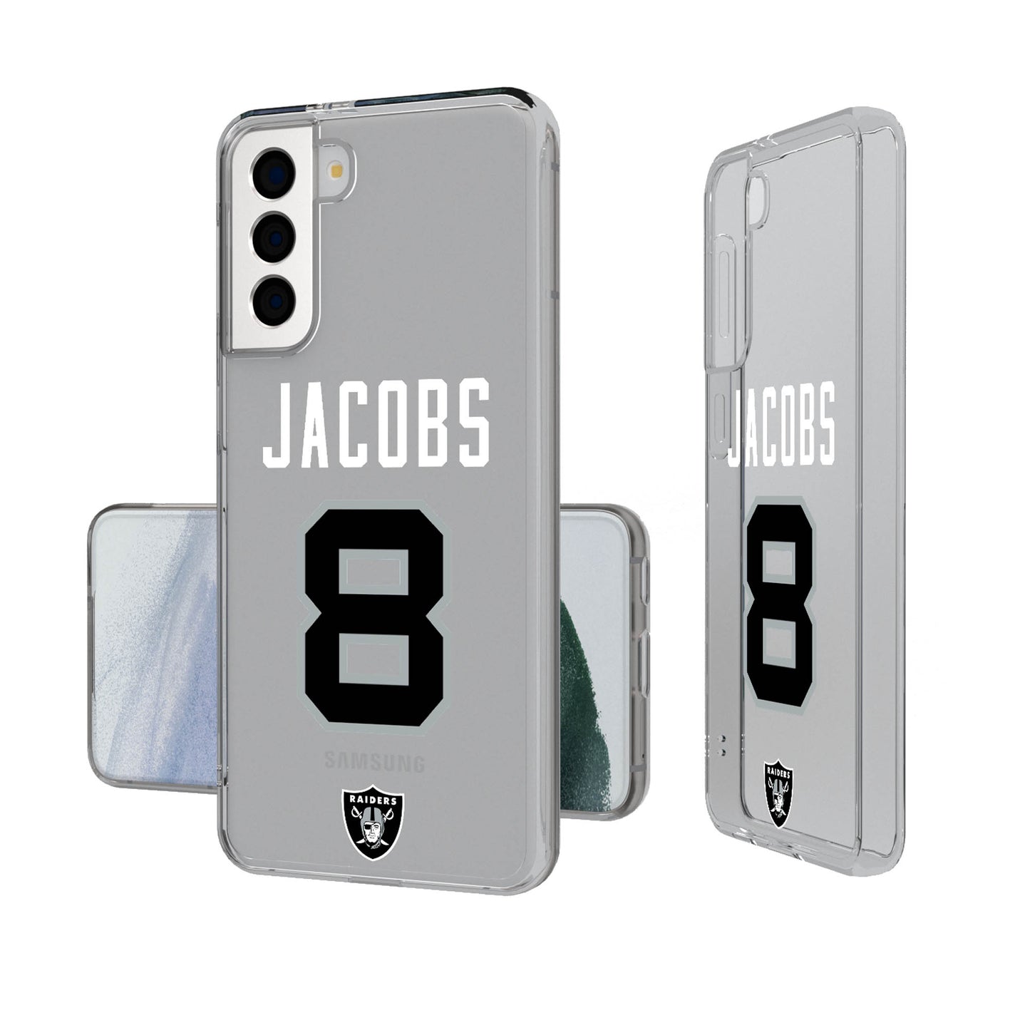 Keyscaper Joshua Jacobs Las Vegas Raiders Galaxy Clear Case