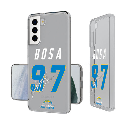 Keyscaper Joey Bosa Los Angeles Chargers Galaxy Clear Case