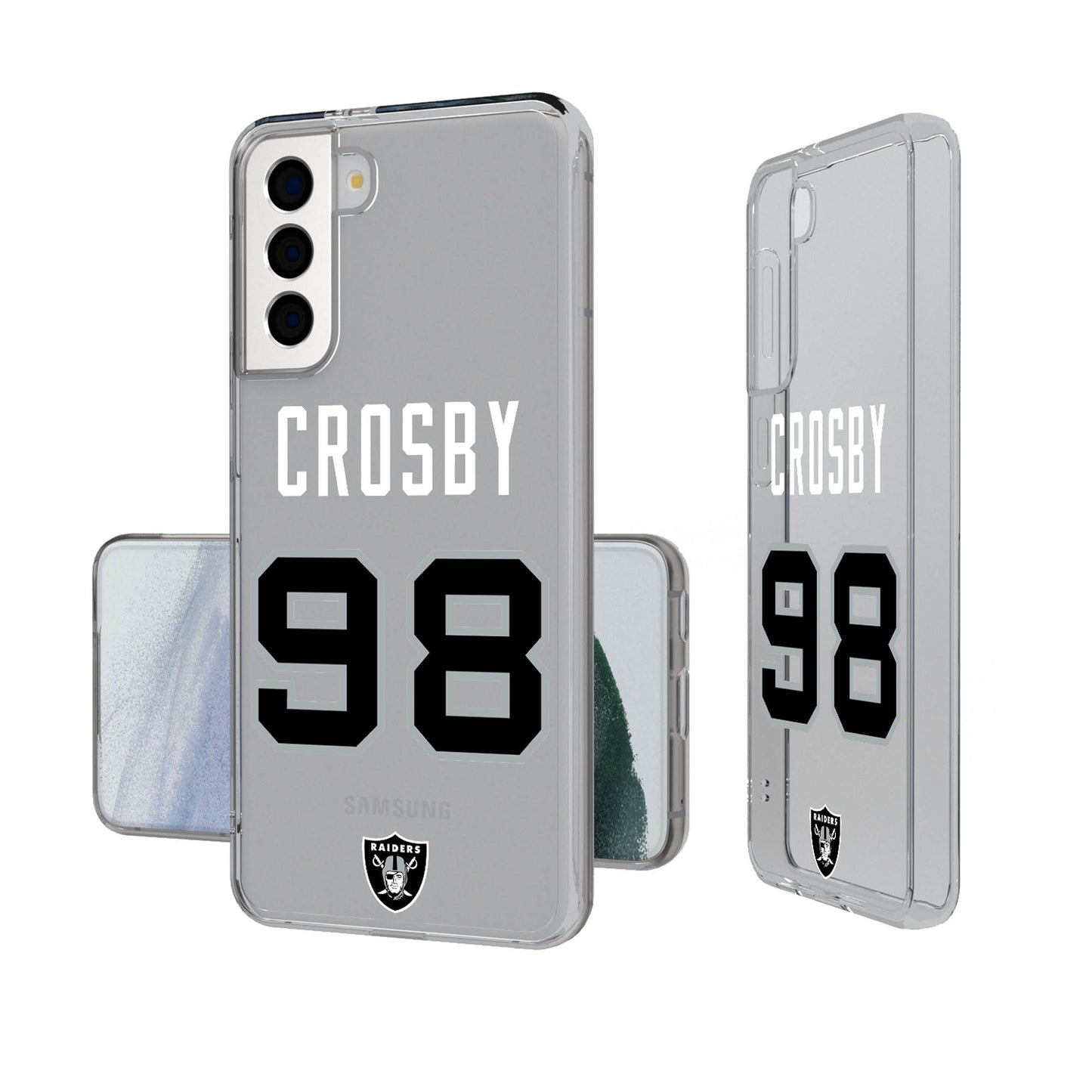 Keyscaper Maxx Crosby Las Vegas Raiders Galaxy Clear Case