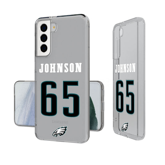 Keyscaper Lane Johnson Philadelphia Eagles Galaxy Clear Case