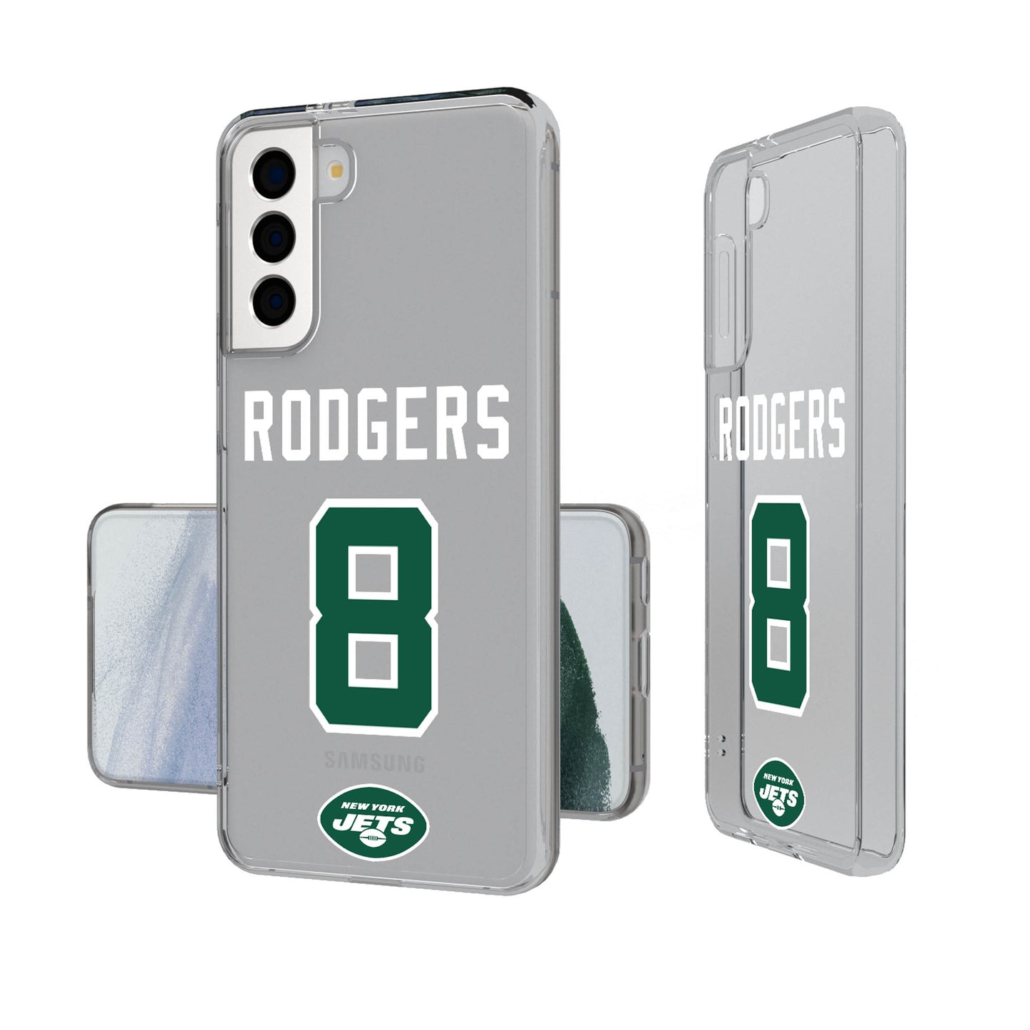 Keyscaper Aaron Rodgers New York Jets Galaxy Clear Case