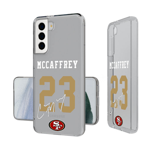 Keyscaper Christian McCaffrey San Francisco 49ers Galaxy Clear Case