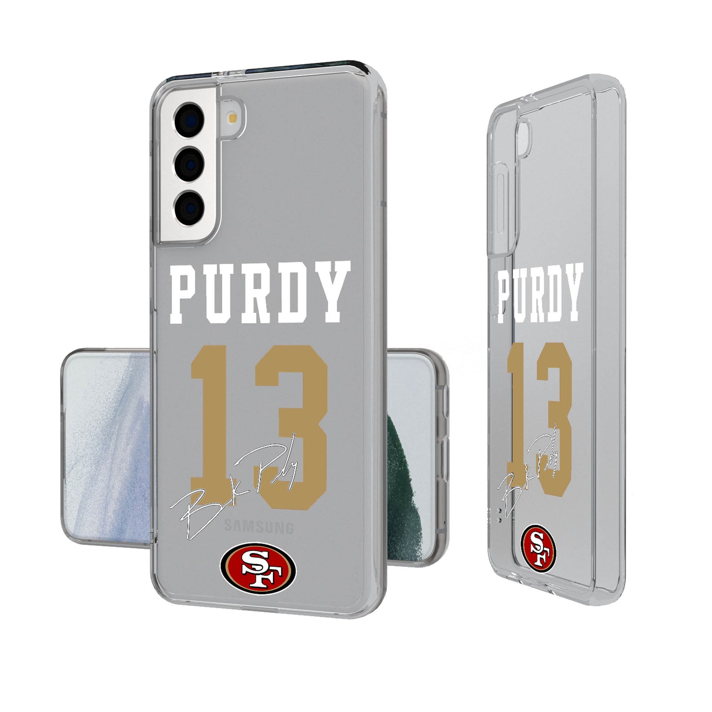 Keyscaper Brock Purdy San Francisco 49ers Galaxy Clear Case