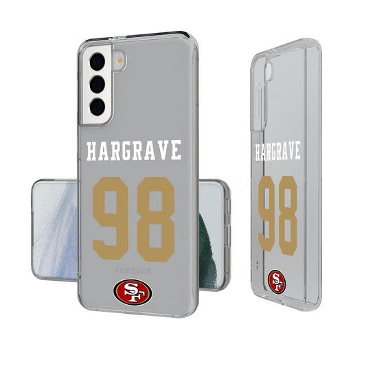 Keyscaper Javon Hargrave San Francisco 49ers Galaxy Clear Case