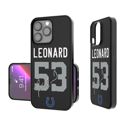 Keyscaper Shaquille Leonard Indianapolis Colts iPhone Bump Case