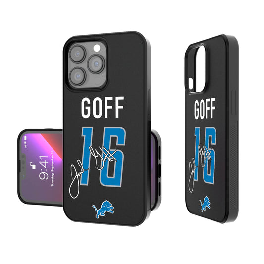 Keyscaper Jared Goff Detroit Lions iPhone Bump Case