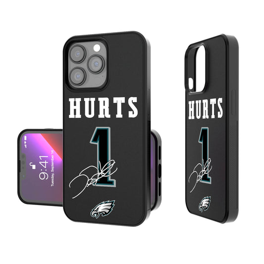 Keyscaper Jalen Hurts Philadelphia Eagles iPhone Bump Case