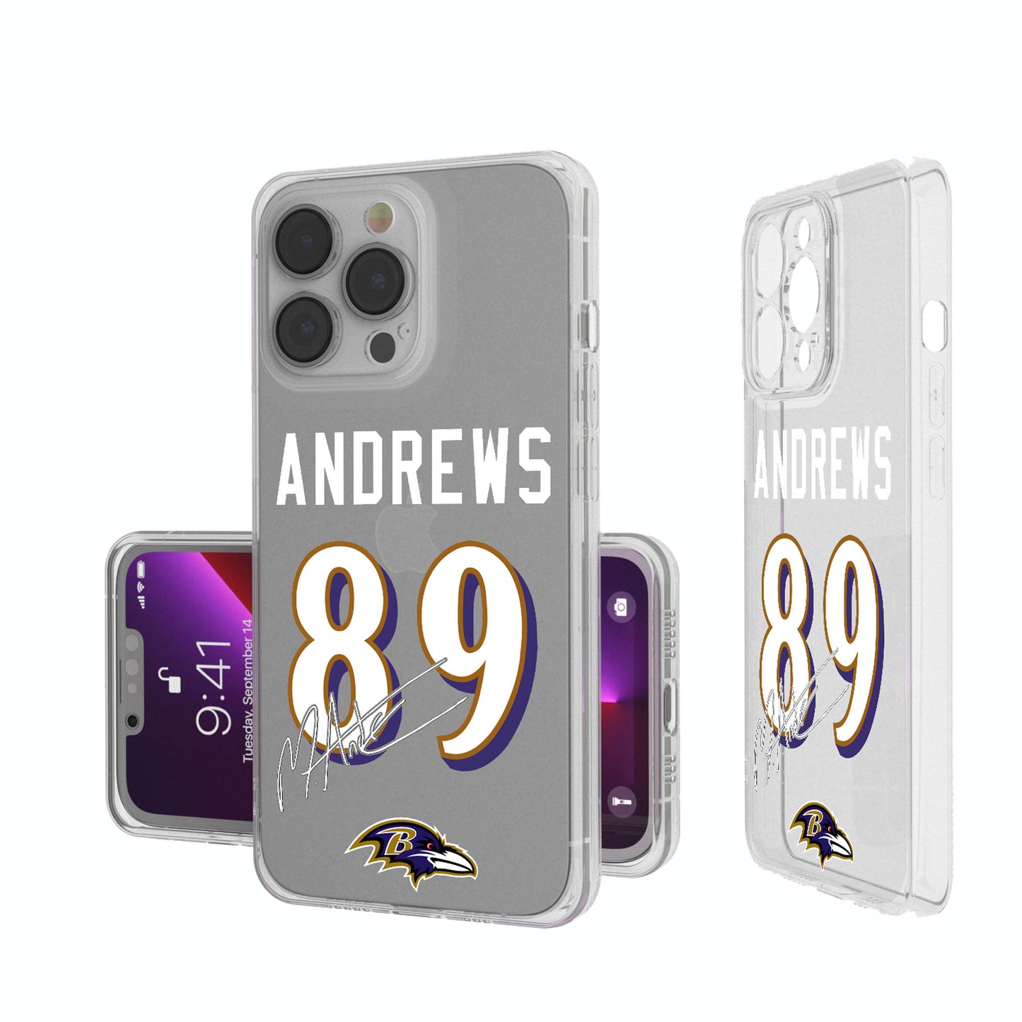 Keyscaper Mark Andrews Baltimore Ravens iPhone Clear Case