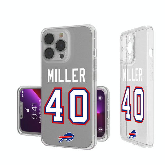 Keyscaper Von Miller Buffalo Bills iPhone Clear Case