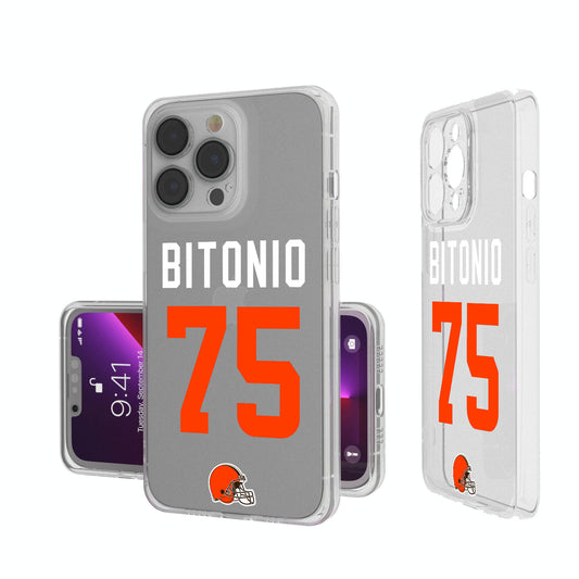 Keyscaper Joel Bitonio Cleveland Browns iPhone Clear Case