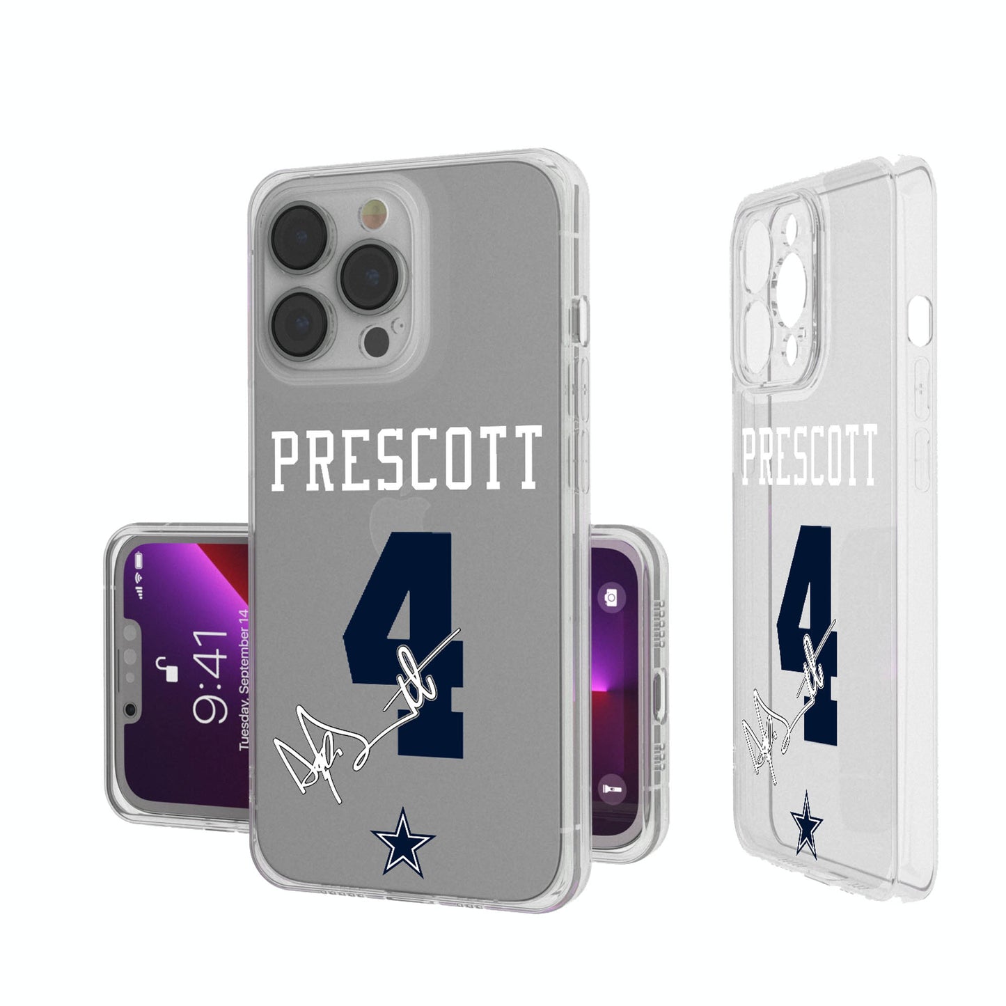 Keyscaper Dak Prescott Dallas Cowboys iPhone Clear Case