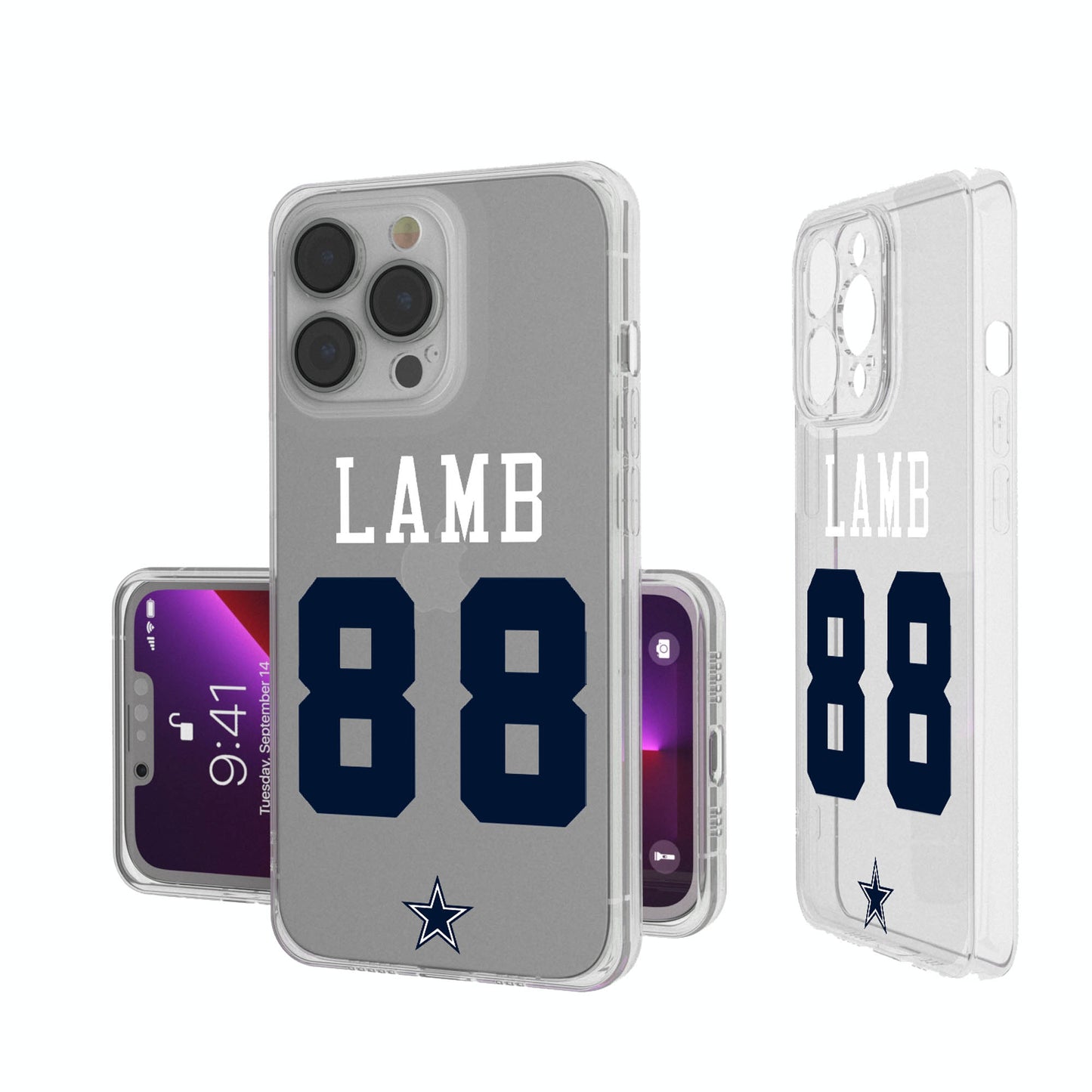 Keyscaper CeeDee Lamb Dallas Cowboys iPhone Clear Case