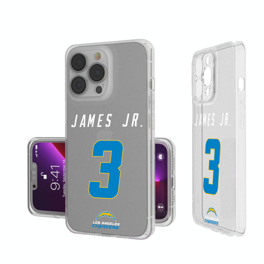 Keyscaper Derwin James Jr. Los Angeles Chargers iPhone Clear Case