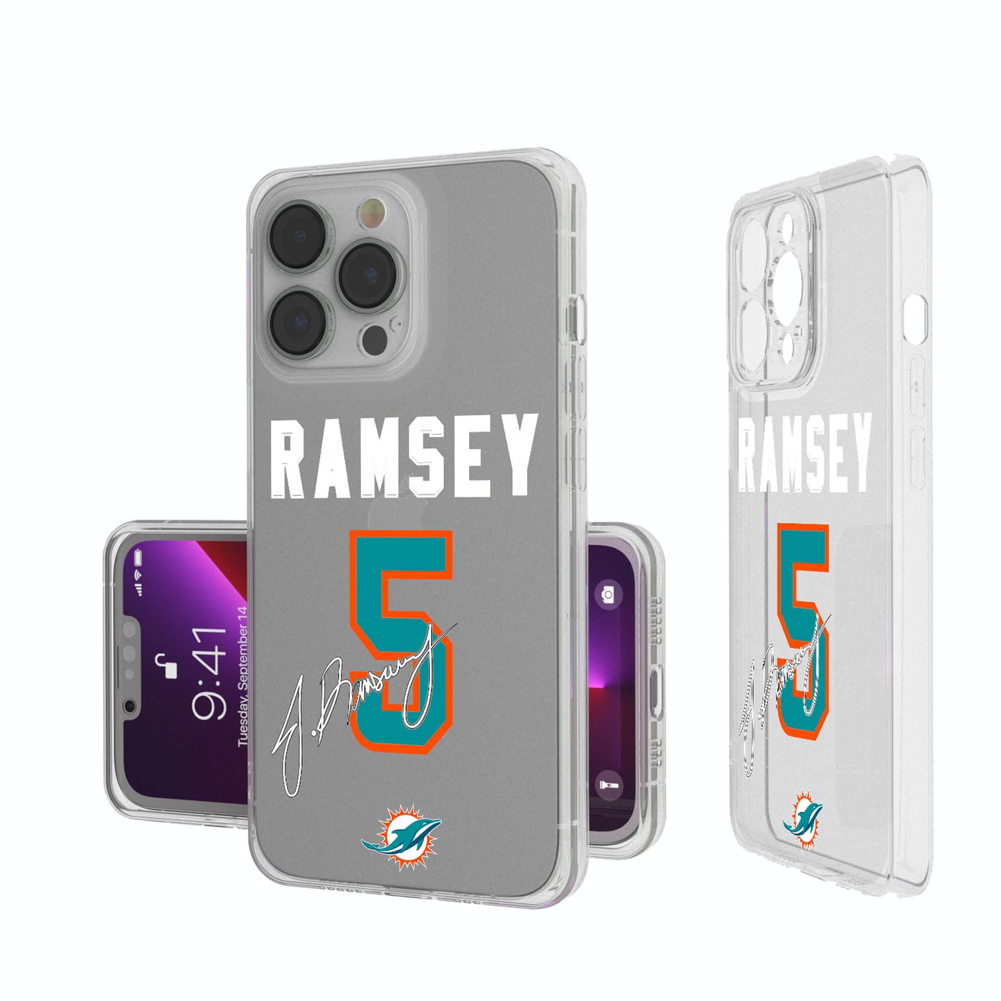 Keyscaper Jalen Ramsey Miami Dolphins iPhone Clear Case