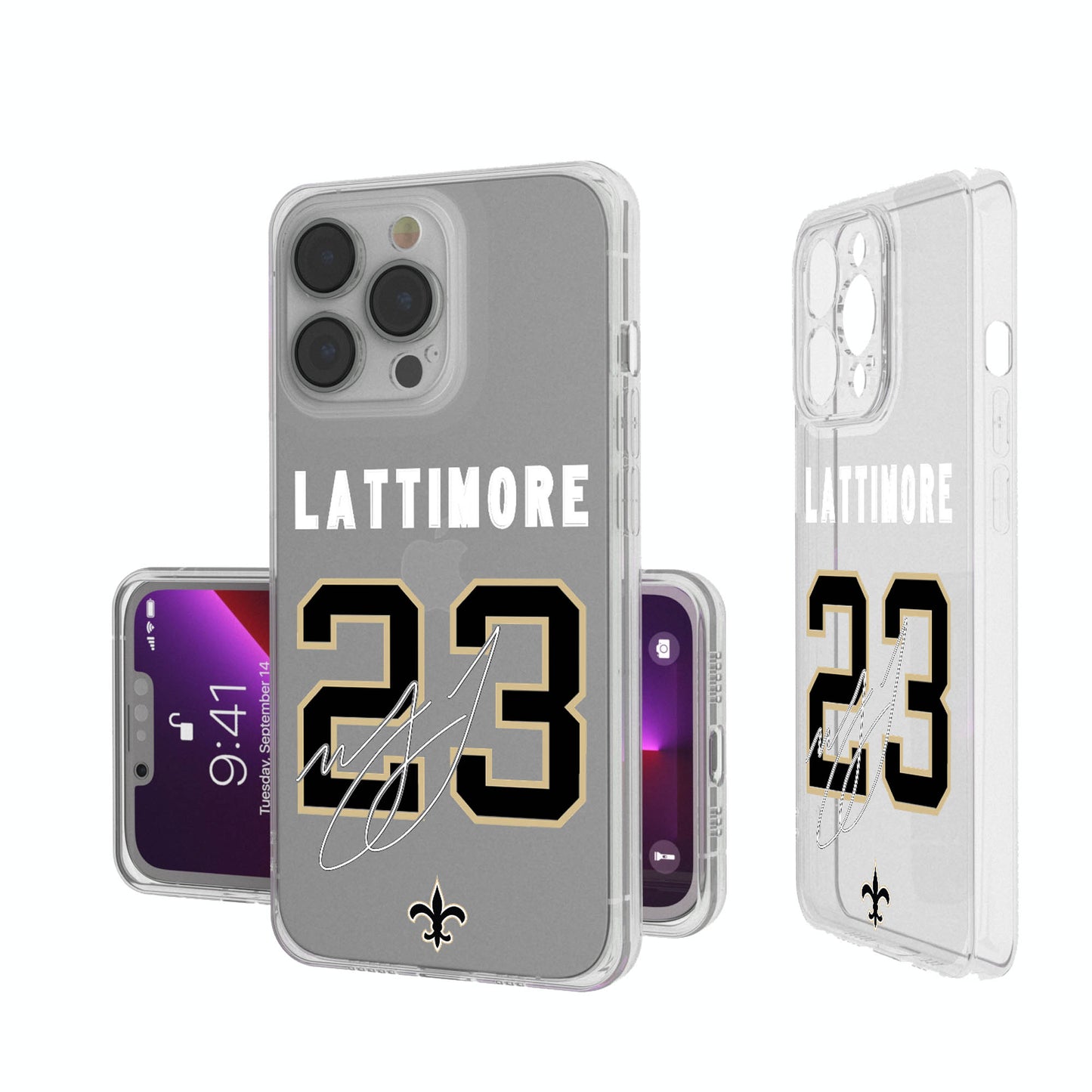 Keyscaper Marshon Lattimore New Orleans Saints iPhone Clear Case