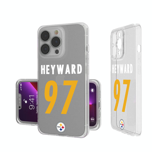 Keyscaper Cameron Heyward Pittsburgh Steelers iPhone Clear Case