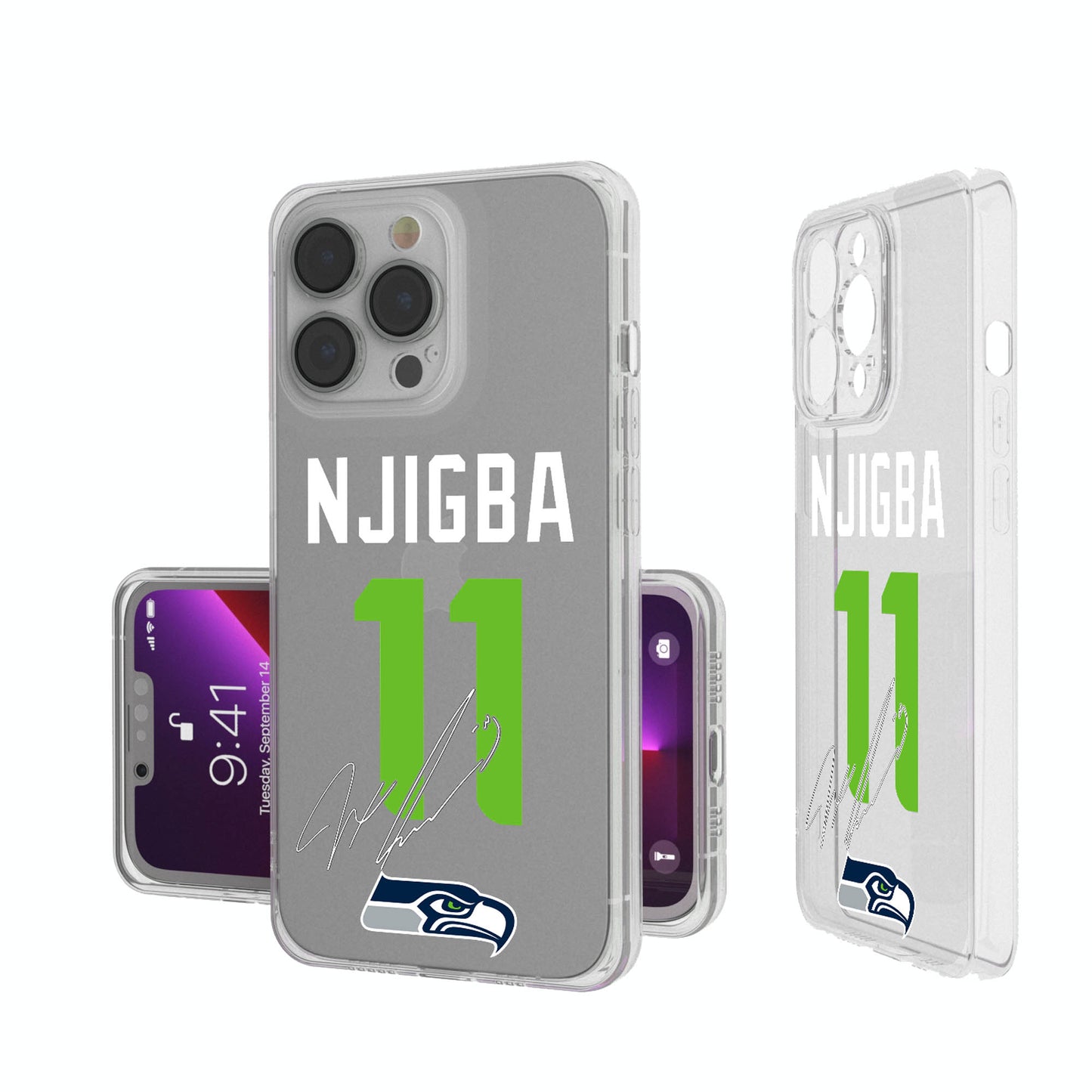 Keyscaper Jaxon Smith-Njigba Seattle Seahawks iPhone Clear Case