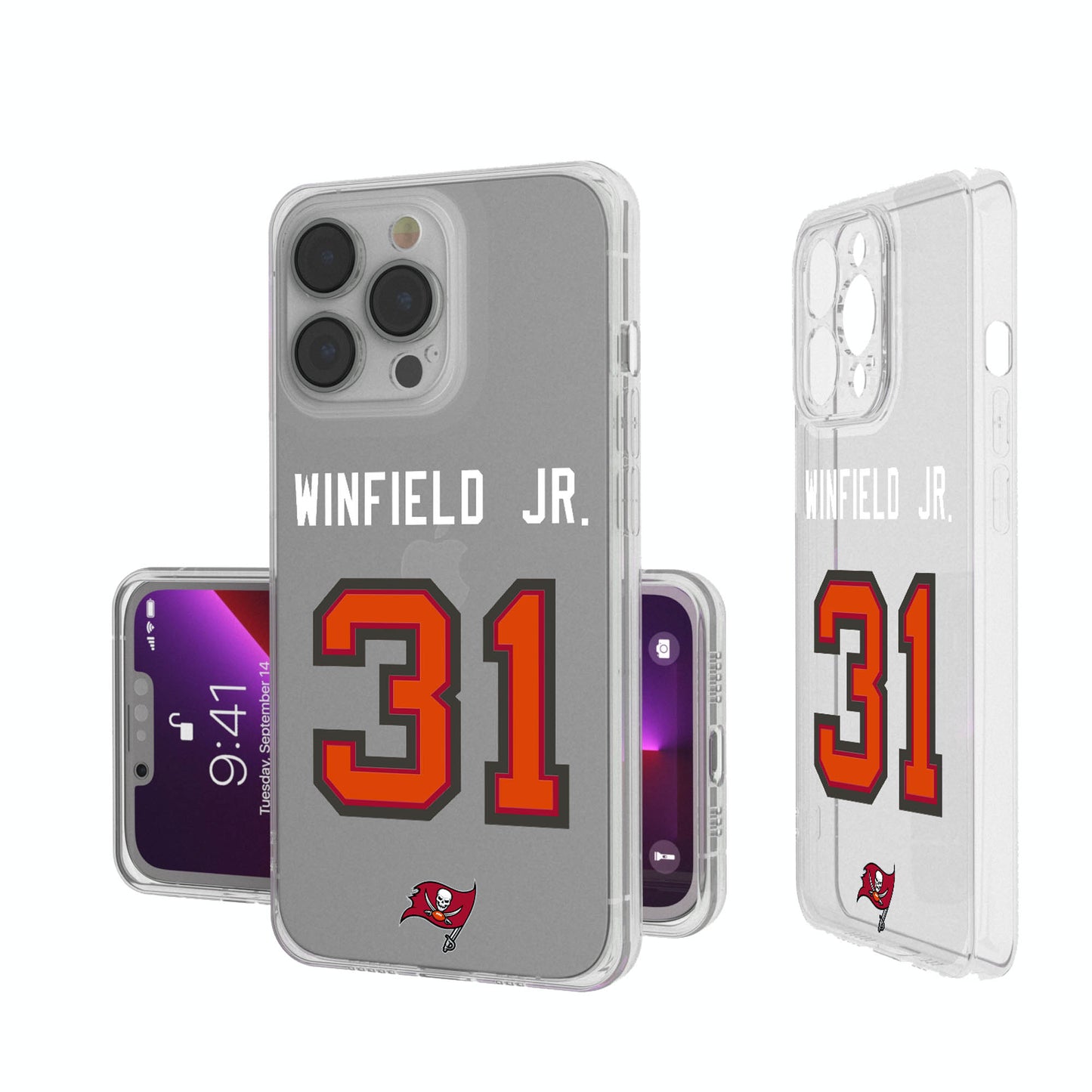 Keyscaper Antoine Winfield Jr. Tampa Bay Buccaneers iPhone Clear Case