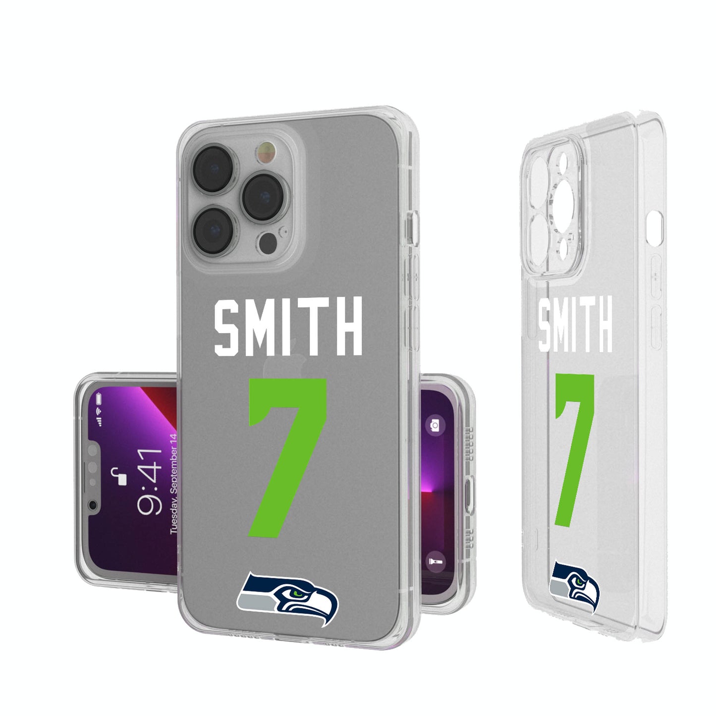 Keyscaper Geno Smith Seattle Seahawks iPhone Clear Case