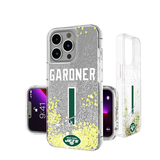 Keyscaper Ahmad Sauce Gardner New York Jets iPhone Glitter Phone Case